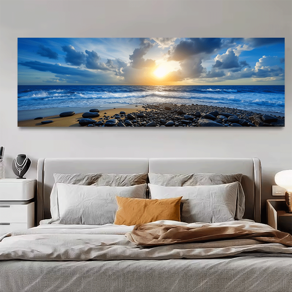 Interior Design Home Decor - 1PC-Poster su tela senza cornice, tramonto