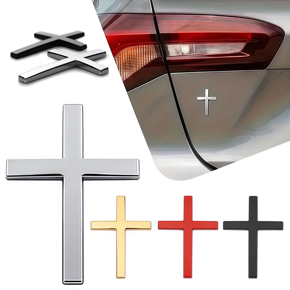 Interior Design Texture - Adesivo croce cristiana Carrozzeria SUV Simboli