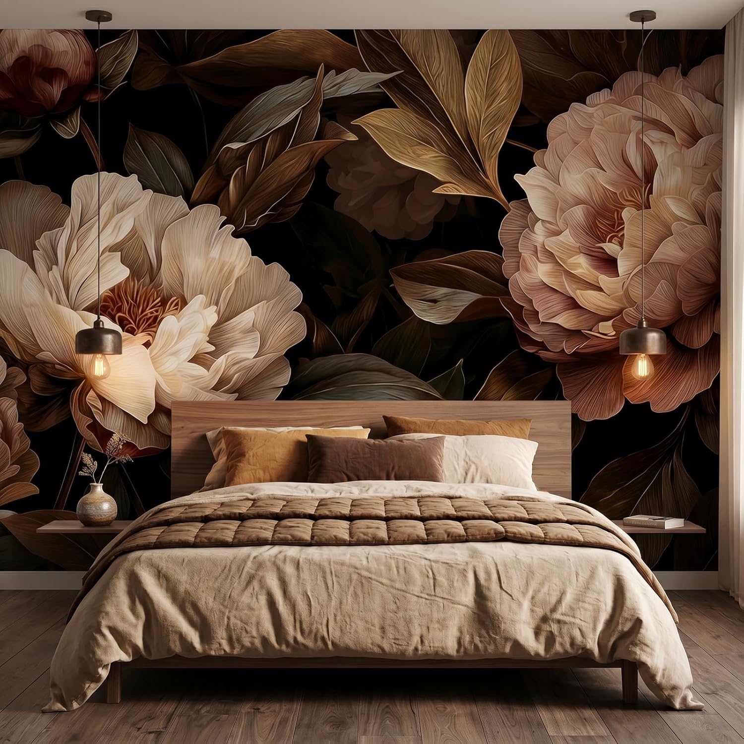 Elegante Arazzo Floreale con P - Interior Design Home Decor recensione e prezzo