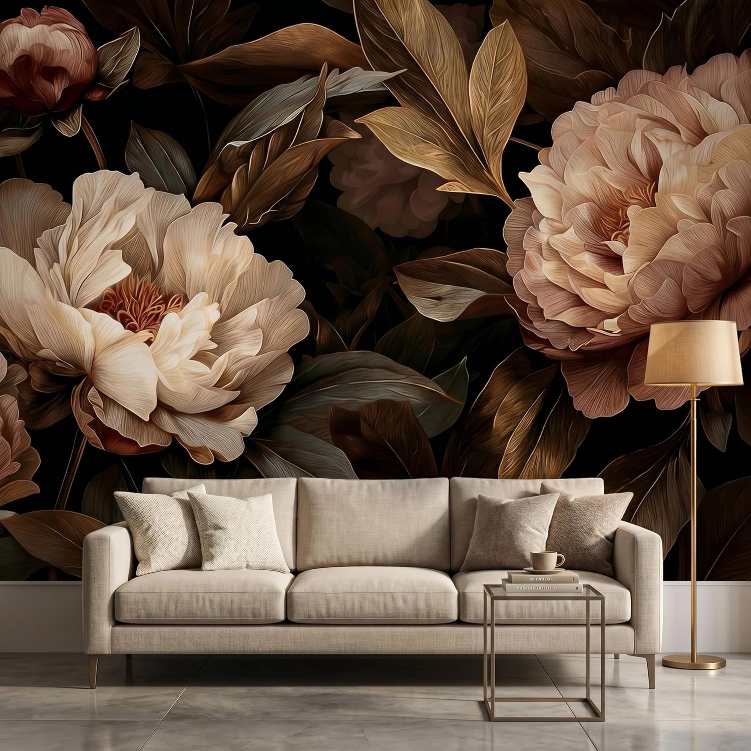 Elegante Arazzo Floreale con P - Interior Design Home Decor recensione e prezzo