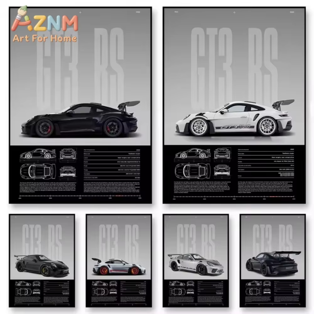 Poster Minimalista di Auto Spo - Interior Design Home Decor recensione e prezzo