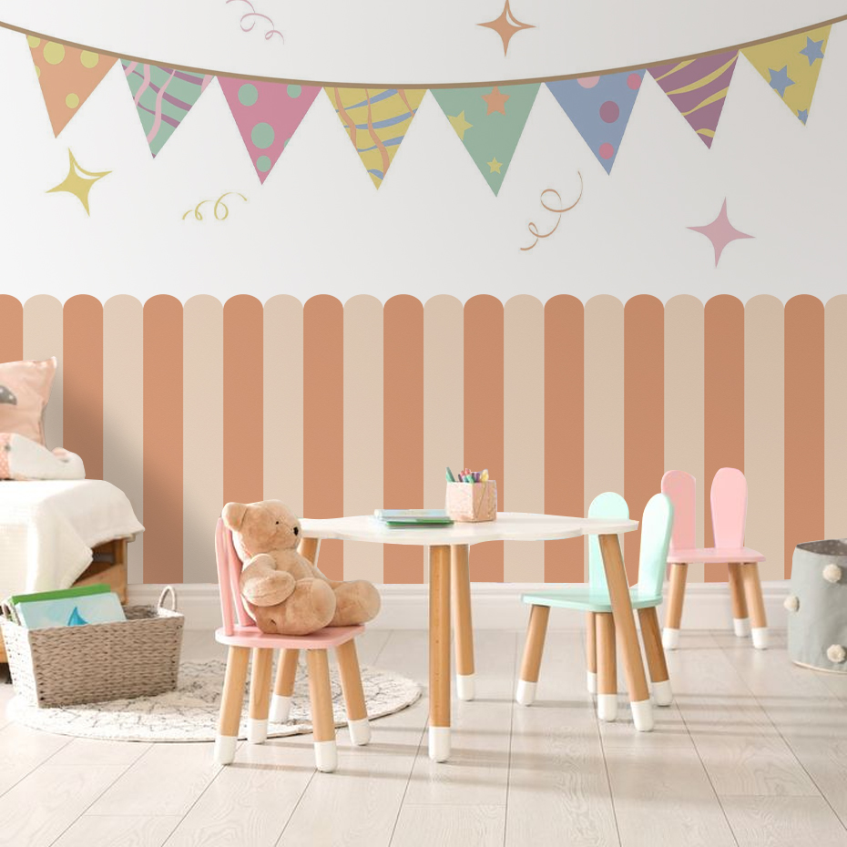 Carta da parati ad arco a stri - Interior Design Home Decor recensione e prezzo